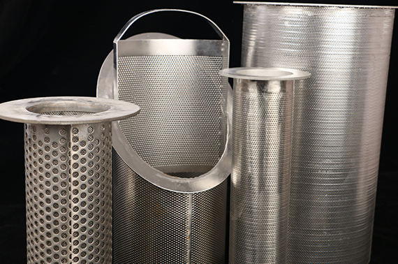 Perforated filters and tubes